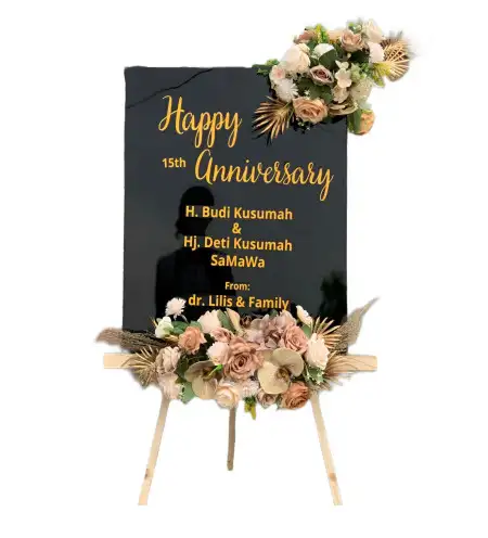 Papan Bunga Akrilik Bonorejo